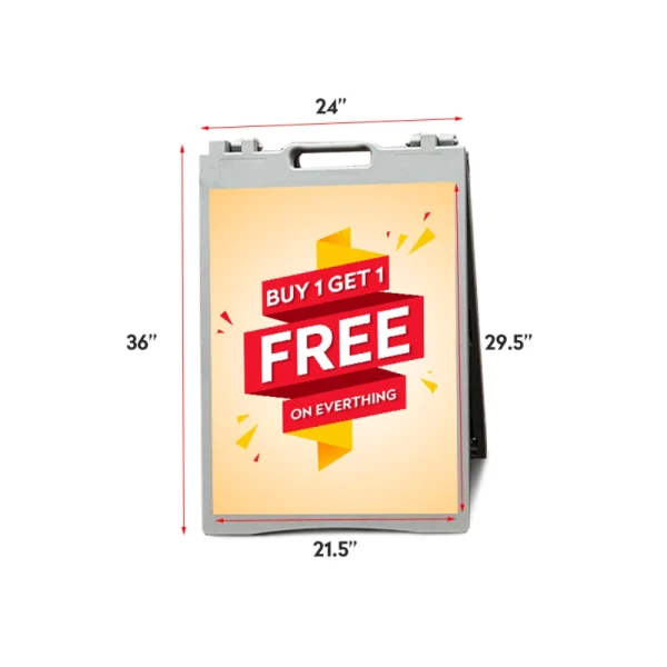 Eksprint A Frame Sign Sandwich Board (Water） - Image 2