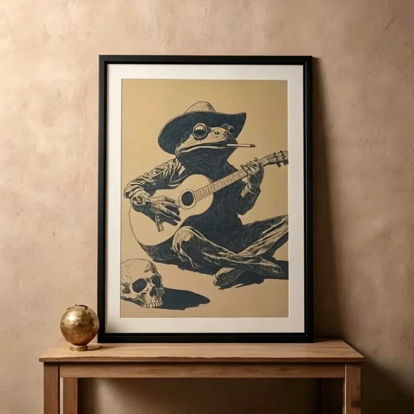 Eksprint Black Frame Canvas Prints Picture - Image 2
