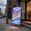 LED Sandwich Road Sign, Black Frame Lightbox - Thumbnail Image 8
